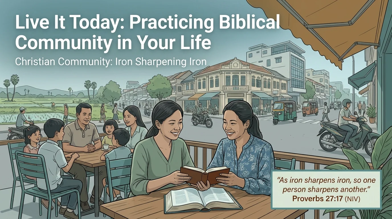 Live It Today: Practicing Biblical Community in Your Life, Christian Community: Iron Sharpening Iron